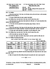 Kỳ thi học sinh giỏi cấp tỉnh THCS môn Địa lí - Năm học 2021-2022 - Sở GD&ĐT Quảng Nam (Có hướng dẫn chấm)